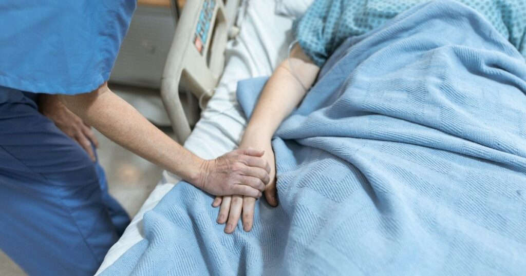Sexual assault nurse examiner and patient
